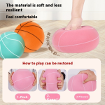 Silent Basketball Supplier - Indoor Training Soft Toy Small Leather Sponge PU