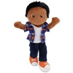 African Doll Supplier - Factory Customized Purple Dress Baby Girl Rag Doll