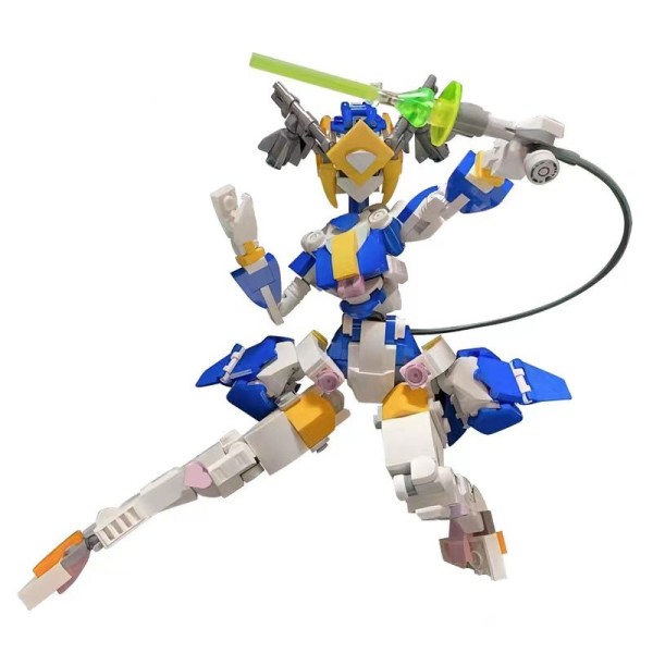Bunny Girl Mech Robot Manufacturer - MOC Building Block Mechwarrior Girl Desktop