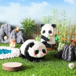 Mini Block Panda Supplier - Cute Plastic Micro Particle Building Puzzle Toy