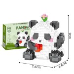 Mini Block Panda Supplier - Cute Plastic Micro Particle Building Puzzle Toy