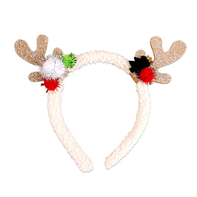 Elk Hairband Supplier - Wholesale Cute Kawaii Christmas Headband PP Cotton