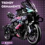Cyberpunk Motorcycle Manufacturer - New Arrival 1000 RR Building Blocks 1920pcs