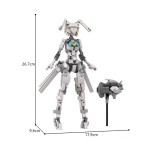 Bunny Girl Mech Robot Manufacturer - MOC Building Block Mechwarrior Girl Desktop