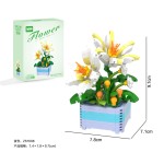 DIY Building Block Flowers Factory - 12 Styles Micro Particle Plastic Flower