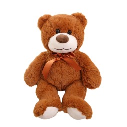 Teddy Bear Toy Supplier - Custom 30cm Scarf Bow Tie Plush Children's Gift