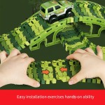 Dinosaur Scene Toy Manufacturer - Simulation DIY Plastic Electric Railway Track