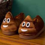 Plush Slippers Supplier - Wholesale Creative Home Funny Emotion Faces Stuffed