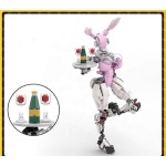 Bunny Girl Mech Robot Manufacturer - MOC Building Block Mechwarrior Girl Desktop