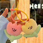 Tulip Keychain Manufacturer - 1Pcs Cute Cartoon Plush Toy Backpack Decoration