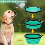 Collapsible Pet Bowl Supplier - New Portable Silicone Candy Color Food Water