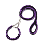 Dog Collar Supplier - Wholesale Eight-Strand Nylon Braided Solid Pattern Anti-Explosion