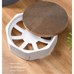 Cat Scratching Pad Supplier - New Design Octagonal Eco-Friendly Paper Corrugated