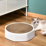Cat Scratching Pad Supplier - New Design Octagonal Eco-Friendly Paper Corrugated
