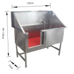 Stainless Steel Pet Tub Factory - 304 Sustainable Dog Wash Machine Bathing Products