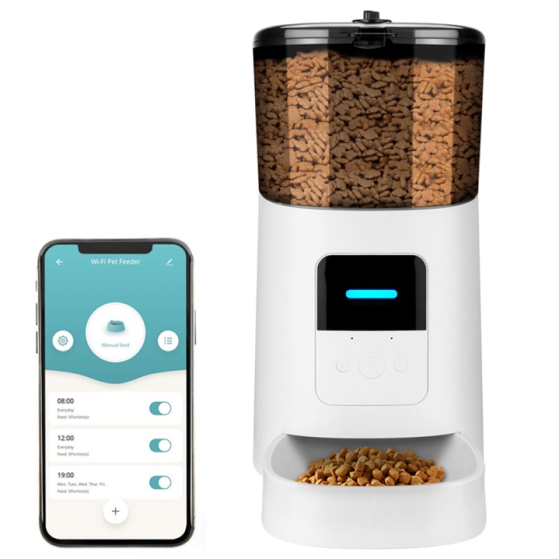 Automatic Pet Feeder Factory - Hot Selling Wi-Fi Smart Food Dispenser App Control