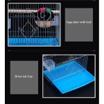 Bird Cage Supplier - Portable Pink Canary Elegant Small Classic Style Pet Cage
