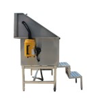 Stainless Steel Pet Tub Factory - 304 Sustainable Dog Wash Machine Bathing Products