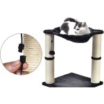 Cat Climbing Tree Supplier - Hot Sale Wood Sisal Scratching Posts Hammock Bed