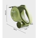 Automatic Dog Leash Factory - Adjustable 5m LED Flash Modern Nylon Plastic Gear