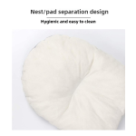 Dog Nest Bed Supplier - Hot Selling Cross-Border Solid Pattern Semi-Enclosed Yurt