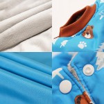 Dog Winter Clothes Factory - Modern Design Large Warm Windproof Thickened Printed