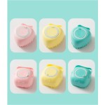 Pet Bath Brush Supplier - Eco-Friendly Silicone Massage Shampoo Dispenser Rubber