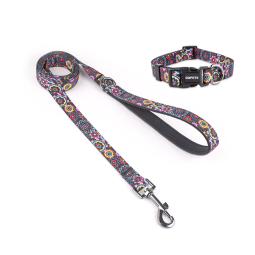 Pet Collar Set Factory - New Custom Adjustable Reflective Nylon Traction Rope