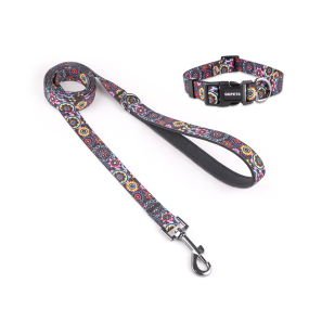 Pet Collar Set Factory - New Custom Adjustable Reflective Nylon Traction Rope