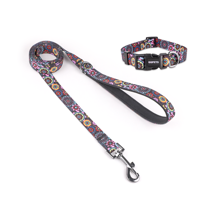 Pet Collar Set Factory - New Custom Adjustable Reflective Nylon Traction Rope