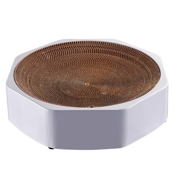 Cat Scratching Pad Supplier - New Design Octagonal Eco-Friendly Paper Corrugated