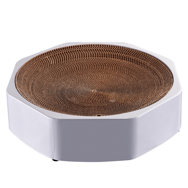 Cat Scratching Pad Supplier - New Design Octagonal Eco-Friendly Paper Corrugated