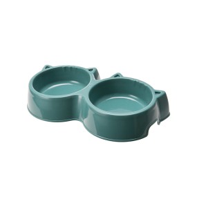 Pet Bowls & Feeders Supplier - 2022 Hot Selling Plastic Two Bowls Cat Dog Premium
