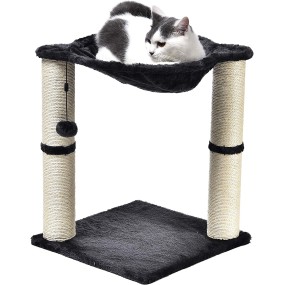 Cat Climbing Tree Supplier - Hot Sale Wood Sisal Scratching Posts Hammock Bed