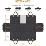 Dog Car Hammock Supplier - High Quality Oxford Polyester Waterproof Back Seat