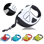 Dog Leash Factory - LED Shining Luxury Automatic Stretching Nylon Quick Release