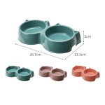 Pet Bowls & Feeders Supplier - 2022 Hot Selling Plastic Two Bowls Cat Dog Premium
