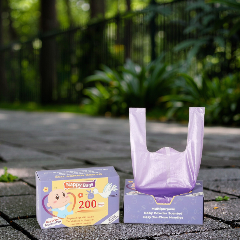 Dog Poop Bags Supplier - Hot-Selling Eco-Friendly Disposable Baby Diaper Trash