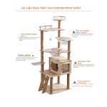 Tall Cat Tree Factory - Hot Sale Floor to Ceiling Hammock Bed Climbing Posts
