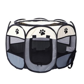 Foldable Puppy Tent Supplier - Manufacturer Wholesale Breathable Octagonal Fence