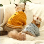 Pet Cat Sweater Factory - Hot Sale Cute Winter Thickened Cotton Printed Design