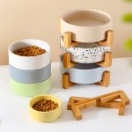 Ceramic Pet Bowl Supplier - Modern Fashion Factory Direct Sale Rounded Shape