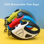 Dog Leash Factory - LED Shining Luxury Automatic Stretching Nylon Quick Release