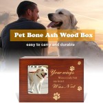 Pet Urn Manufacturer - Modern Wood Cremation Urn Memory Box Photo Frame