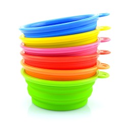Travel Pet Bowl Manufacturer - Colorful Eco-Friendly Silicone Easy-Folding Collapsible
