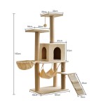 Cat Tree Tower Manufacturer - Wholesale Luxury Wool Hemp Wooden Scratcher House