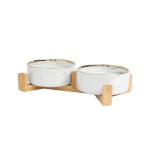 Ceramic Pet Bowl Supplier - Modern Fashion Factory Direct Sale Rounded Shape