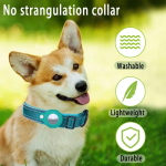 Dog Collar with Airtag Holder Supplier - Wholesale Nylon Reflective Soft Padded Case