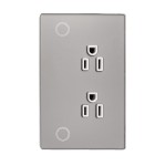 Smart Socket Manufacturer - 10A Tuya US Wifi Universal Double Wall Socket Power Monitoring