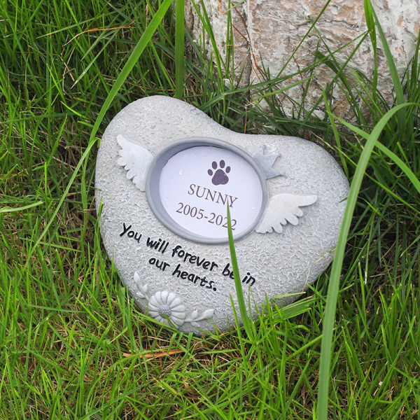 Pet Grave Marker Supplier - New Design Tombstone Dog Cat Memorial Personalized Waterproof